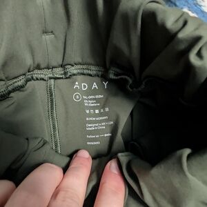 ADAY Olive Green Joggers